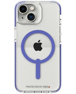 Калъф Gear4 - Santa Cruz Snap, iPhone 14, прозрачен/син